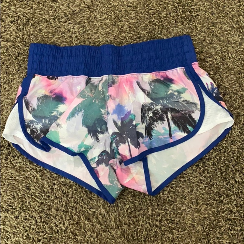 Tropical running shorts